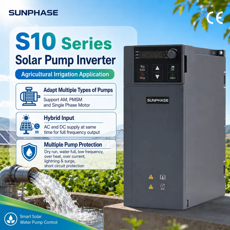 Mppt Solar Pump Controller 1.5Kw - Inverter per Pompa Solare Sunphase S10