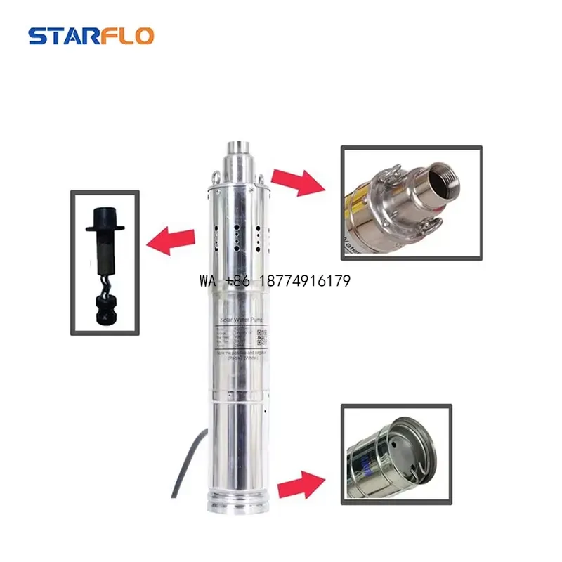 Solar Irrigation Pump 12V - wmwmnu Pompa sommergibile DC senza spazzole