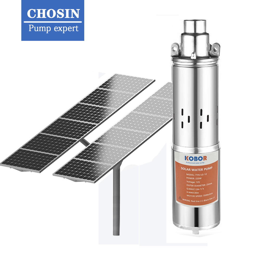 Solar Water Pump 48V Submersible - Pompa dell'acqua solare DC di alta