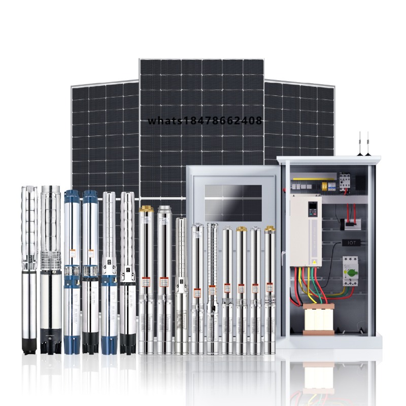 Solar Powered Water Pump Kit Complete - Sistema di Pompaggio Solare AC Completamente