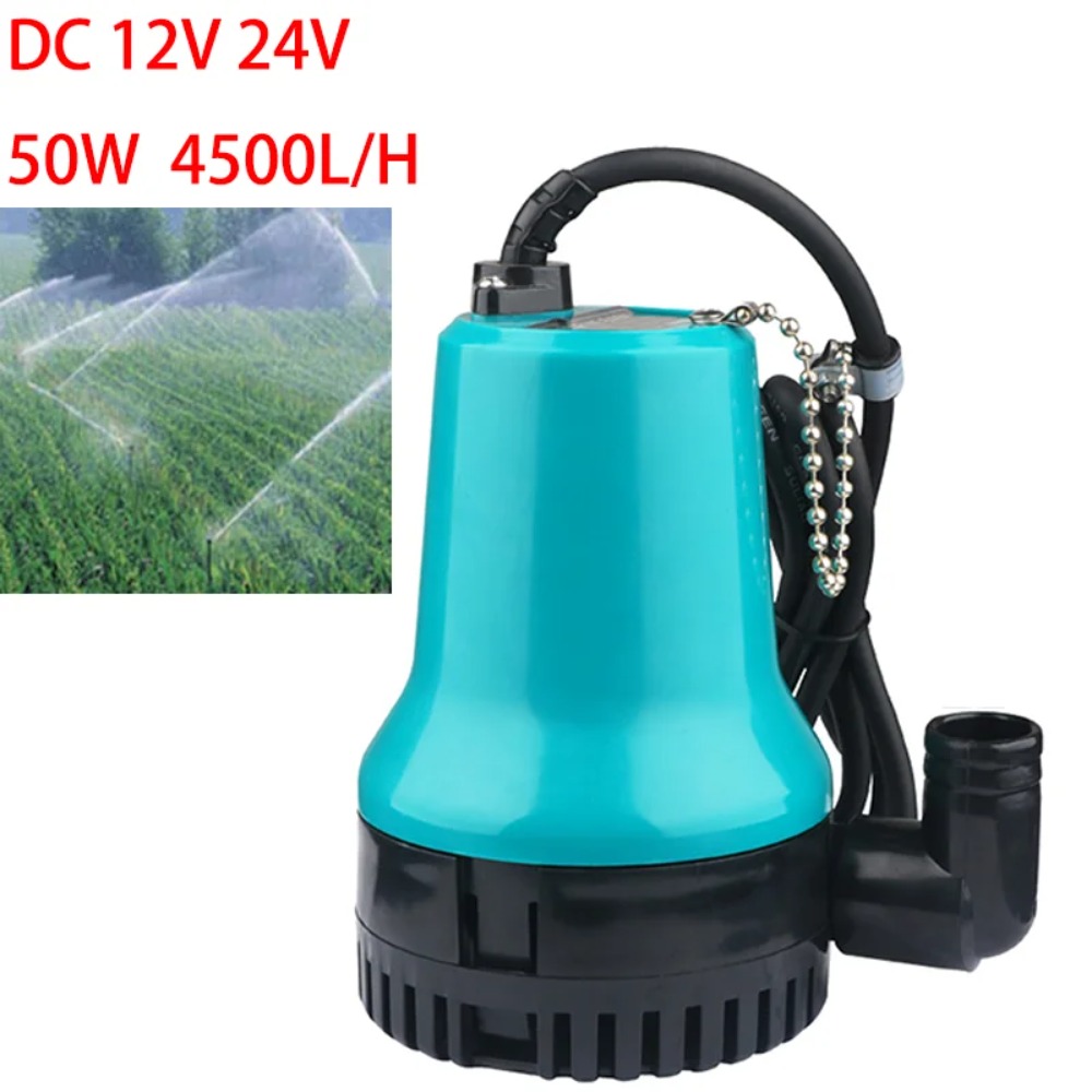 Solar Irrigation Pump 12V - Mini Pompa Sommergibile 4500L/H DC 12V/24V