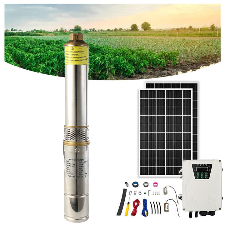 Solar Powered Water Pump Kit Complete - Kit Completo Pompa Acqua Sommergibile Solare
