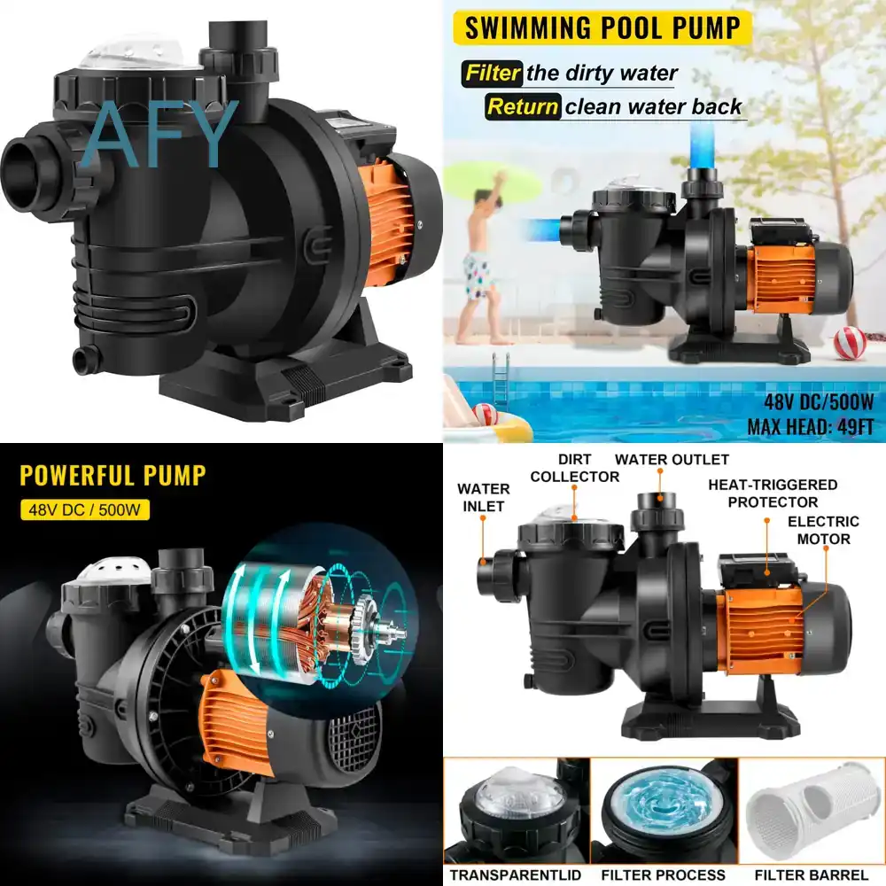 Pompa per Piscina VEVOR 48V DC - Solar Pool Pump 48V Dc recensione e prezzo
