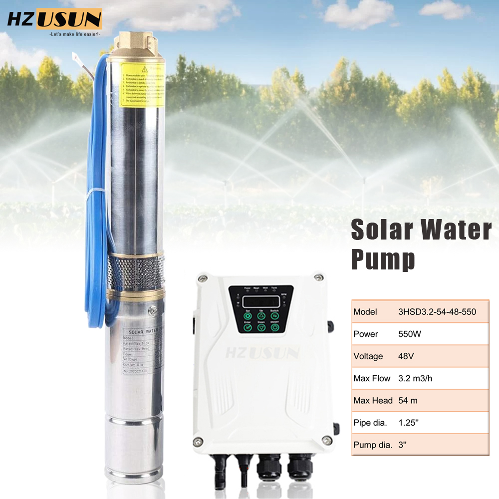 HZUSUN 48V DC Energia solare 4 - Solar Water Pump 48V Submersible recensione e prezzo