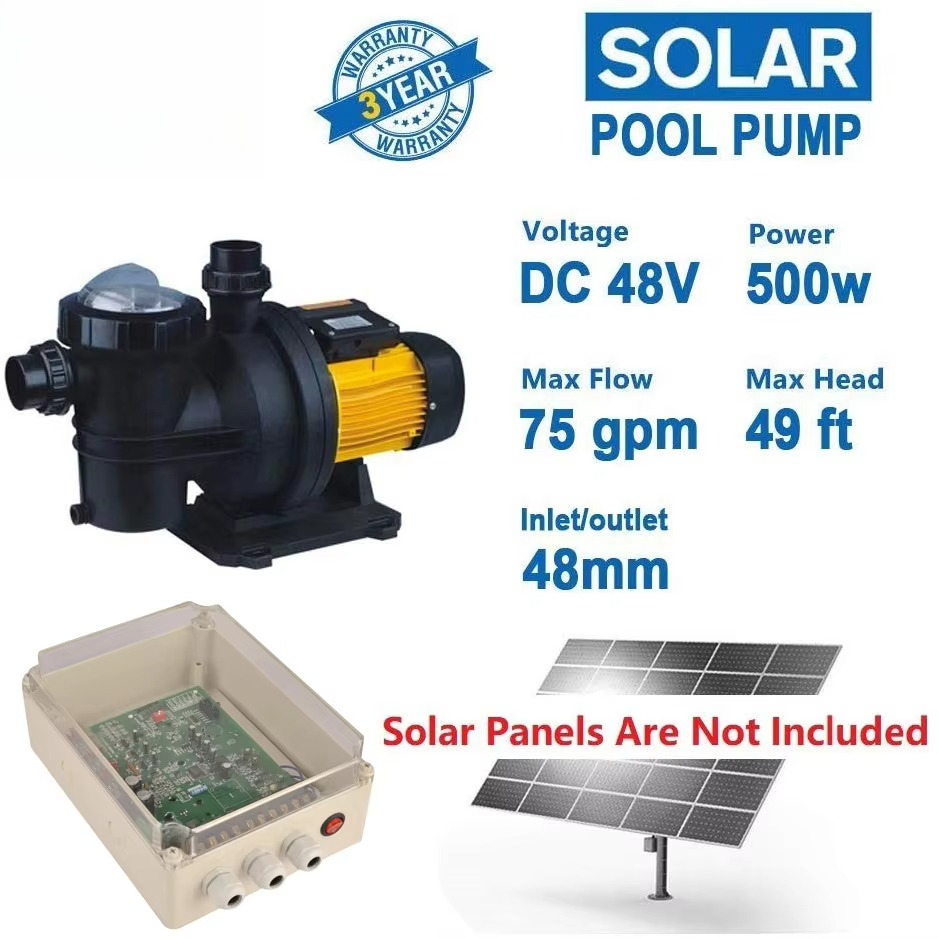 Pompa filtro acqua a circolazi - Solar Pool Pump 48V Dc recensione e prezzo