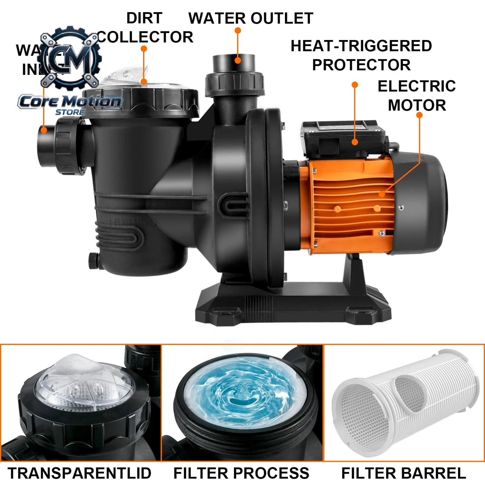 Pompa per Piscina VEVOR 48V DC - Solar Pool Pump 48V Dc recensione e prezzo
