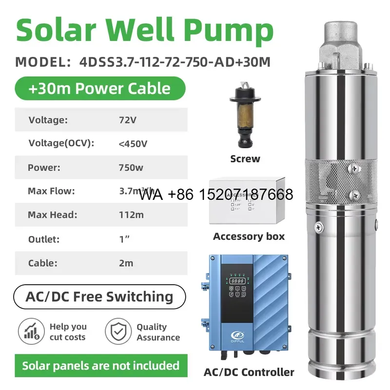 Pompa Solare per Acqua Wmwmnu  - Solar Water Pump 1Hp Dc recensione e prezzo