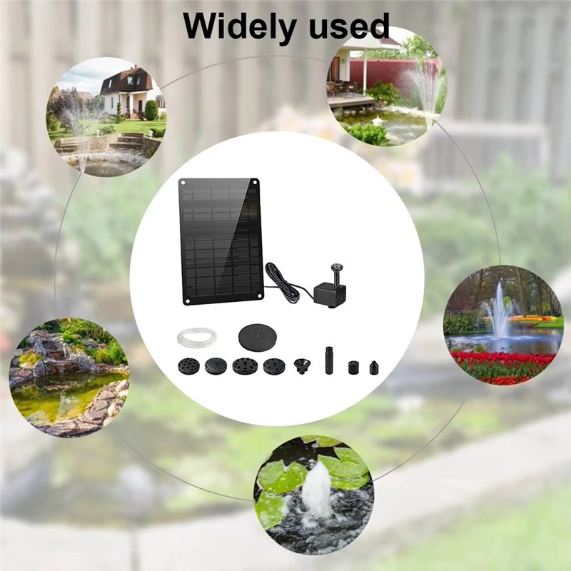Pompa per fontana da giardino, - Solar Powered Water Pump Kit Complete recensione e prezzo