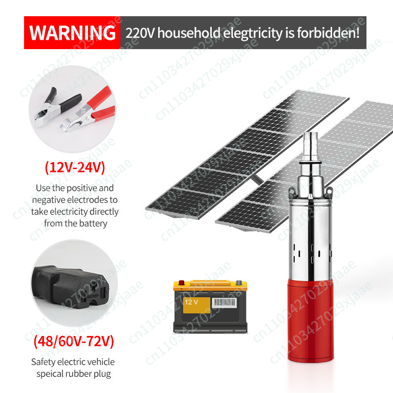 Pompa Solare per Acqua 12V 24V - Solar Water Pump 48V Submersible recensione e prezzo
