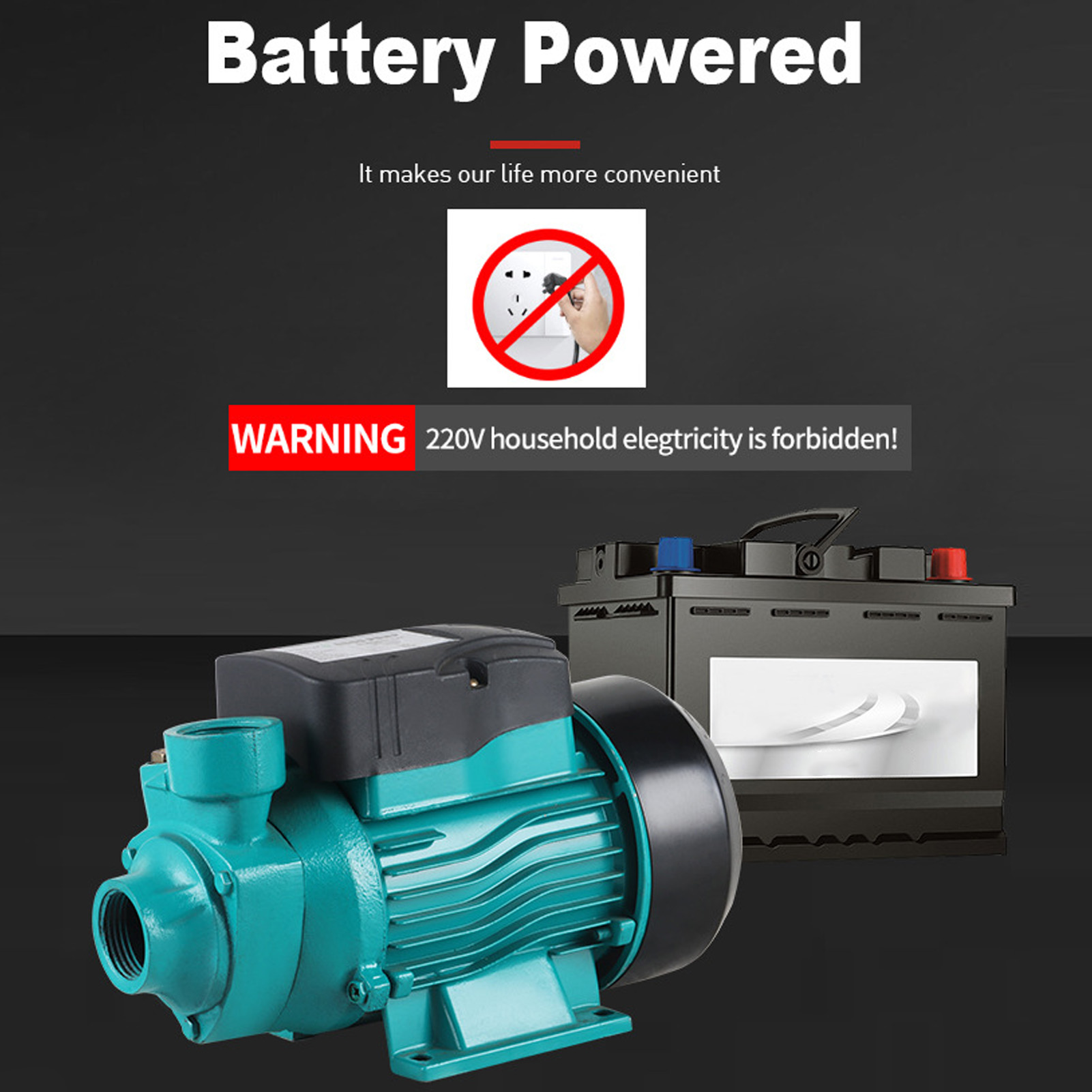 Pompa Solare per Acqua da 200W - Dc Submersible Pump 24V 200W recensione e prezzo