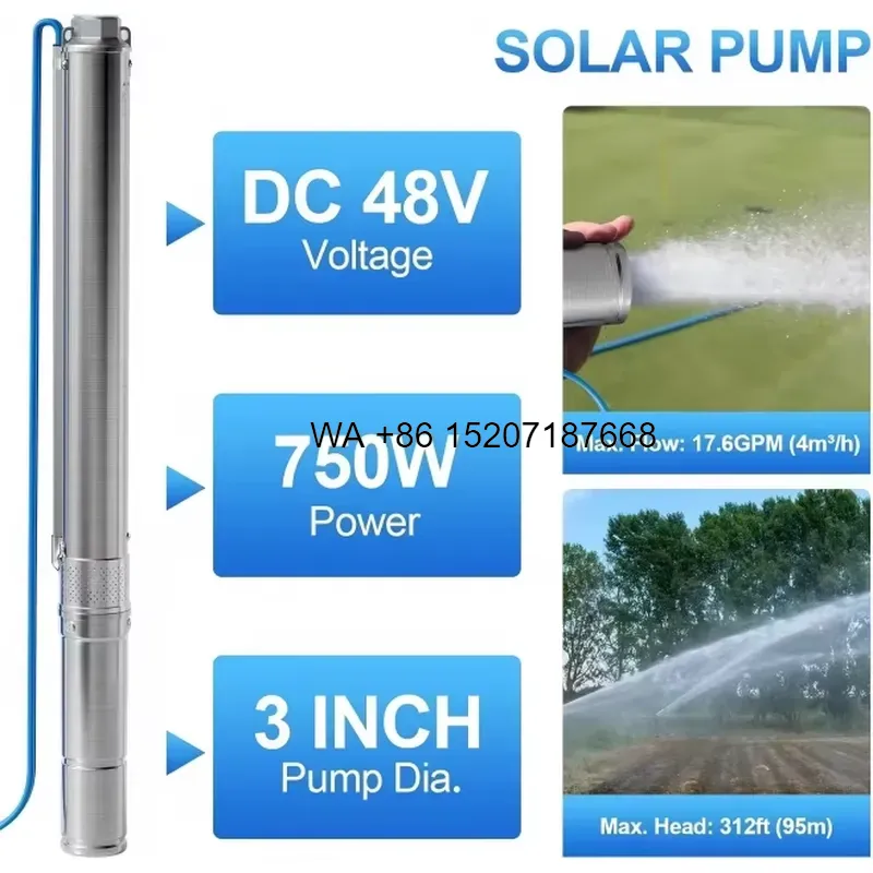 Pompa solare per acqua Wmwmnu  - Solar Water Pump 48V Submersible recensione e prezzo