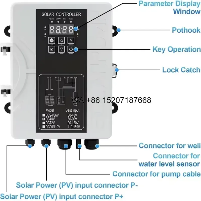Pompa solare per acqua Wmwmnu  - Solar Water Pump 48V Submersible recensione e prezzo