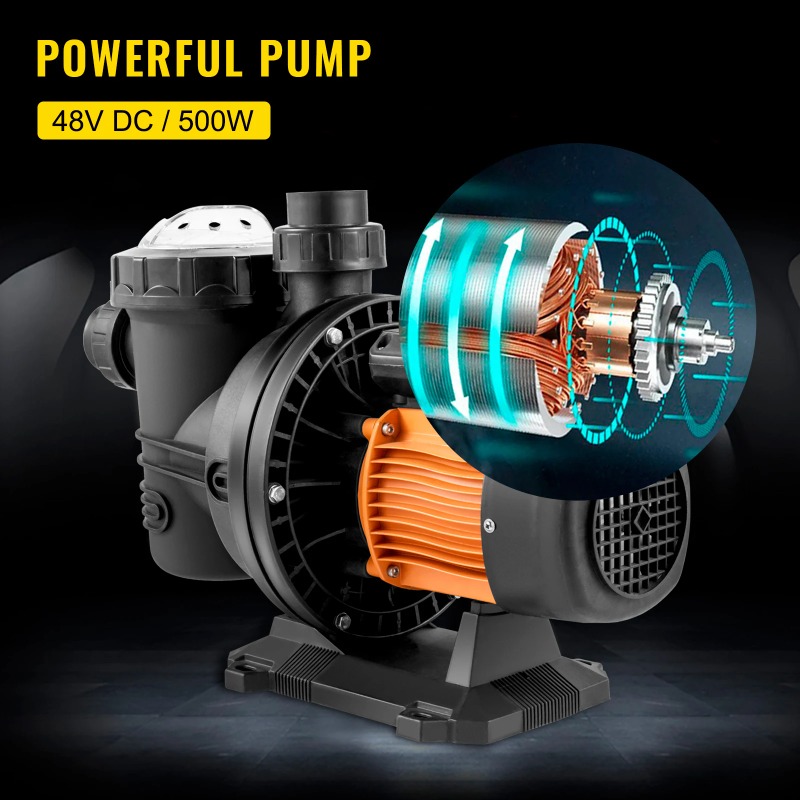 Pompa per Piscina 48V DC/500W, - Solar Pool Pump 48V Dc recensione e prezzo