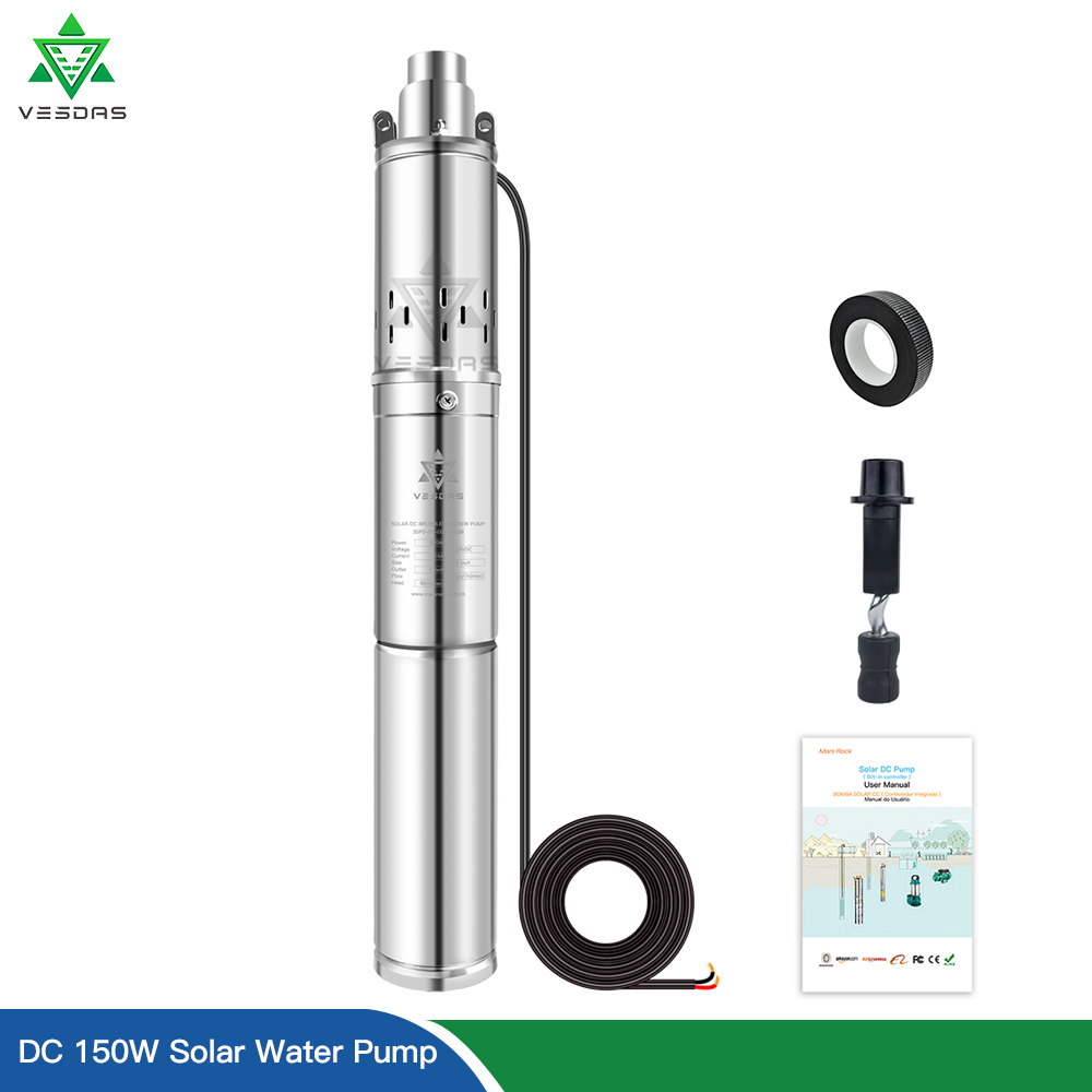 Pompa ad acqua solare a bassa  - Solar Water Pump 48V Submersible recensione e prezzo