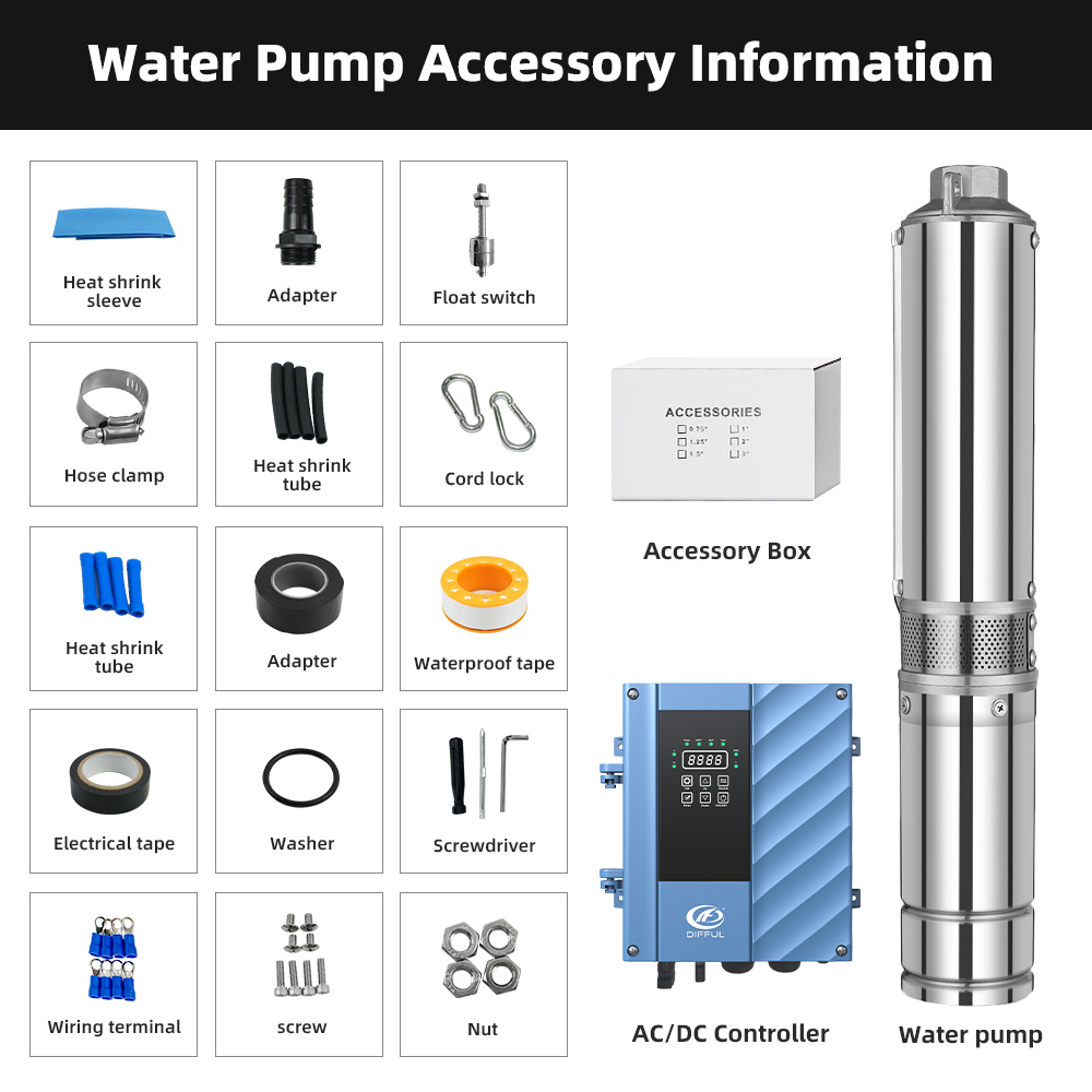 Pompa sommersa solare per pozz - Solar Water Pump 2200W 4 Inch recensione e prezzo