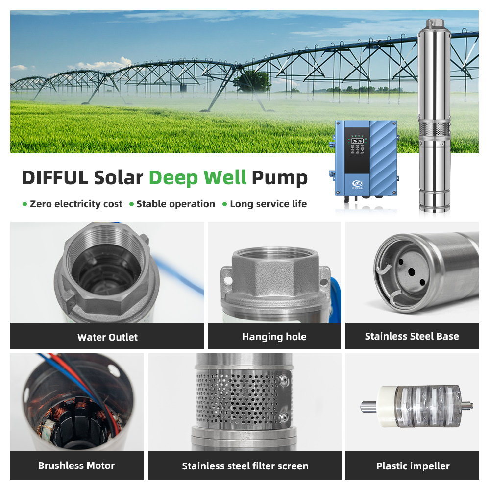 Pompa sommersa solare per pozz - Solar Water Pump 2200W 4 Inch recensione e prezzo